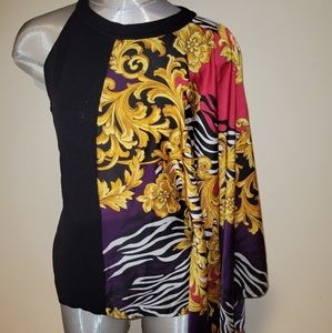 NYC One Armed Colorful Top